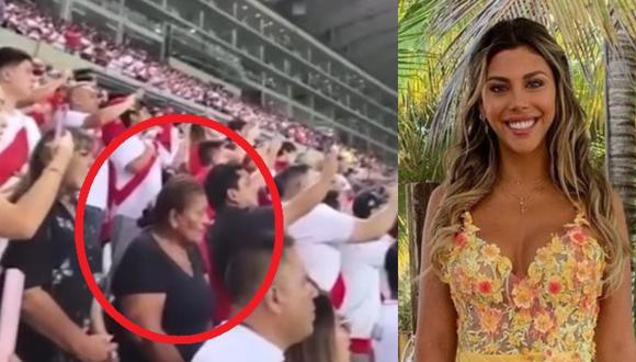 La madre de Paolo Guerrero llegó al estadio Nacional para el Perú vs. Paraguay pero no estuvo acompañada de su nuera Alondra García Miró.