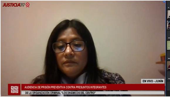 La decisión sobre el pedido de prisión preventiva recae sobre la jueza July Baldeón. (Foto: Justicia TV)