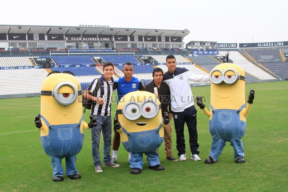 Alianza Lima: Los Minions visitaron las instalaciones de Matute
