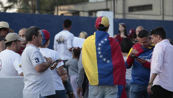 Los ciudadanos venezolanos en el Perú. (Foto: Hugo Pérez/El Comercio)