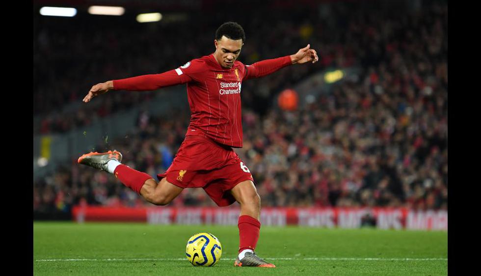 Trent Alexander-Arnold, en 121.8 millones de dólares. (Foto: AFP)