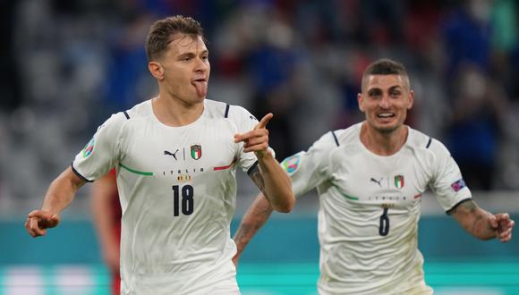 Italia venció 2-1 a Bélgica con goles de Barella e Insigne y clasificaron a las semifinales de la Eurocopa. (Foto: EFE)