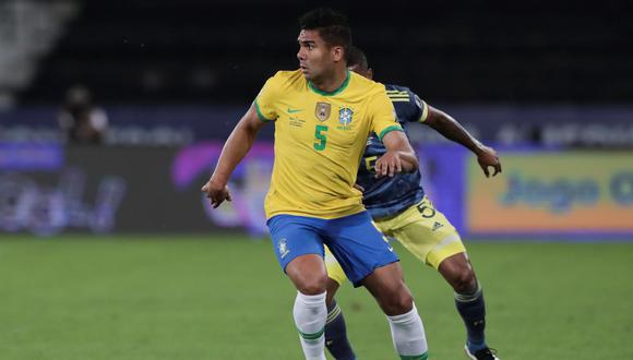 Casemiro podría convertirse en baja de la selección de Brasil. (Foto: AFP)