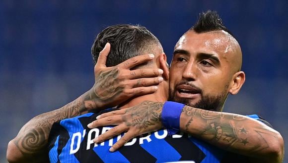 Al mando de Conte, Vidal ha jugado los diez partidos del Inter desde su llegada a Milán, ocho de ellos como titular. (Foto: AFP)