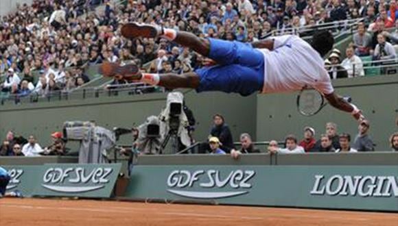 Roland Garros: Gael Monfils y su volada para salvar un punto [VIDEO]