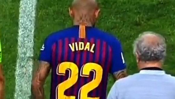 Así fue el debut de Arturo Vidal con Barcelona