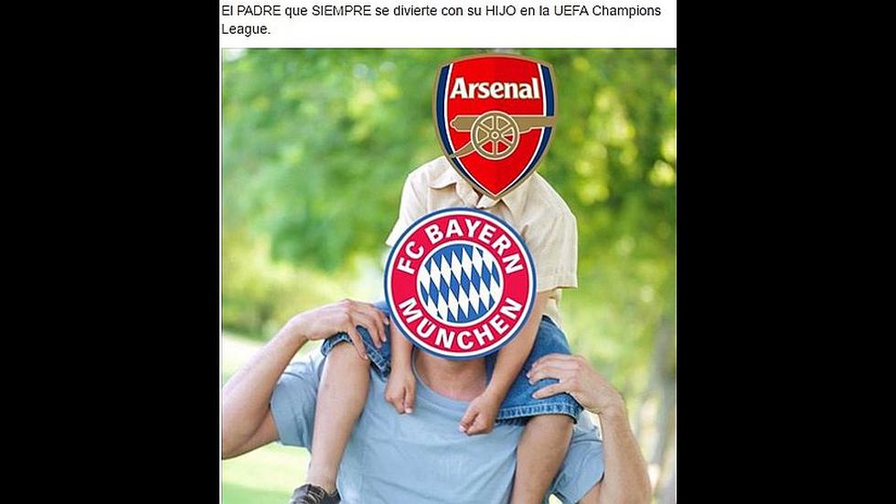 Bayern Munich vs. Arsenal: los memes de la goleada bávara [GALERÍA]