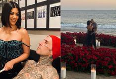 Kourtney Kardashian y Travis Barker se comprometieron en romántica ceremonia