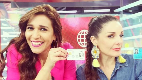 Rebeca Escribens y Verónica Linares se reencontraron en “América Noticias”. (Foto: @dona_rebe)