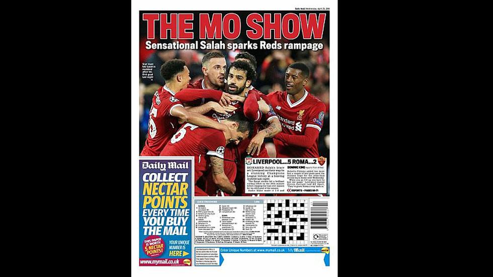 Mohamed Salah se llevó todas las portadas del mundo [GALERÍA]