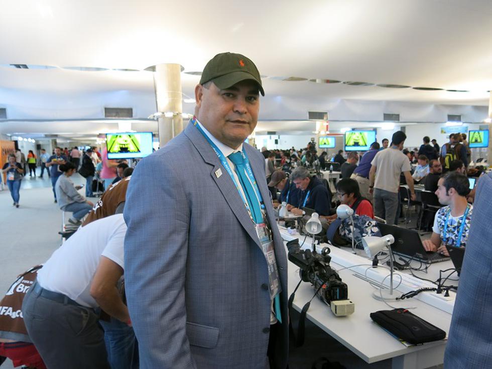 Copa Mundial 2014: Chilavert causa revuelo en el Mineirao [FOTOS]