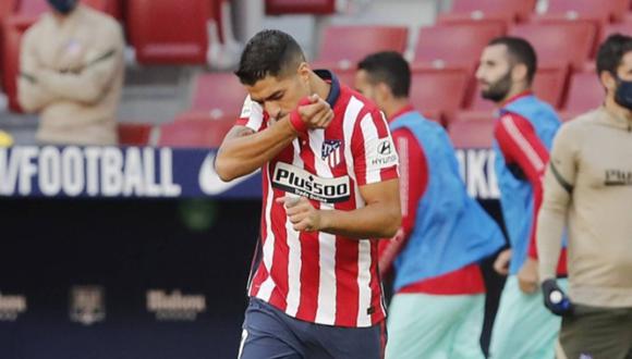 A los 85 minutos del encuentro, Luis Suárez marcó el 5-0 del Atlético de Madrid ante Granada por LaLiga