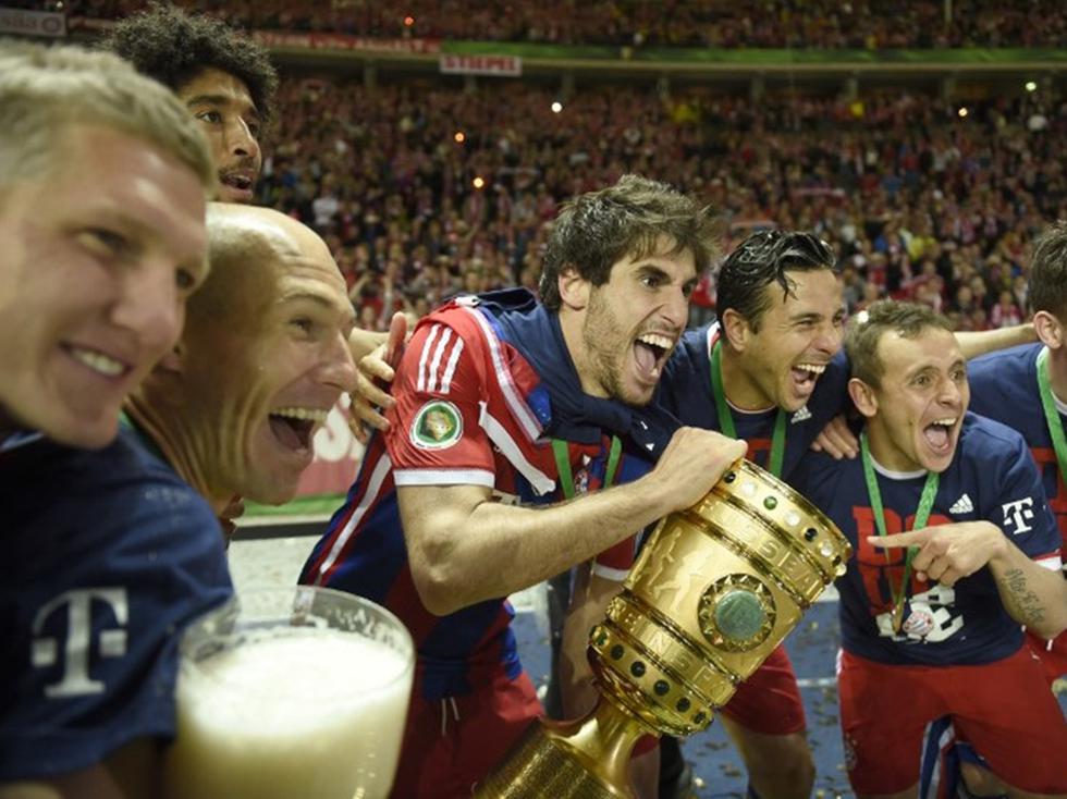 Copa de Alemania: La celebración de Claudio Pizarro y Bayern Munich [FOTOS]