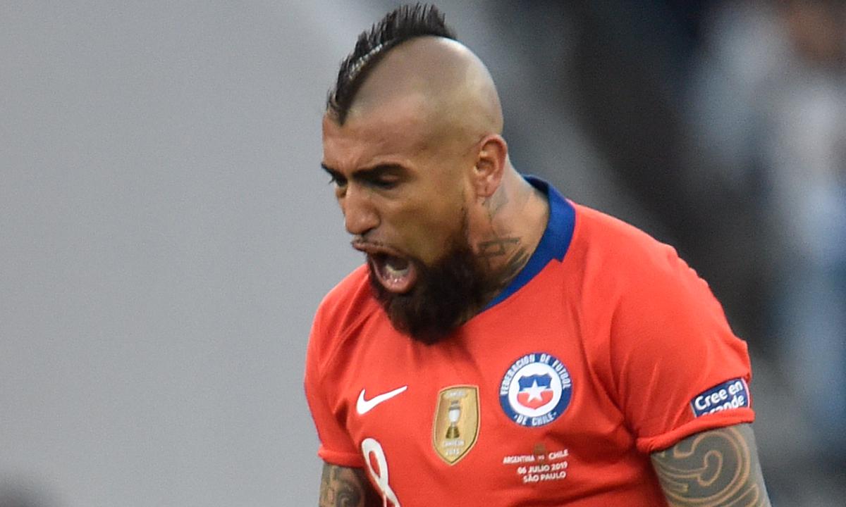 Arturo Vidal es uno de los pilares de la selección de Chile de Reinaldo Rueda | Foto: AFP