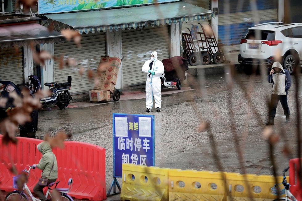 El mercado de Wuhan en China, el lugar donde es muy altamente probable que nació la pandemia del coronavirus COVID-19. (Foto: Twitter)