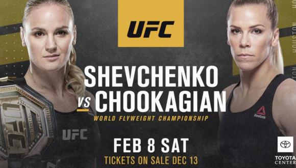 Shevchenko vs. Chookagian | AQUÍ, ver la cartelera completa