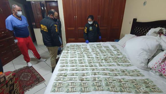 La Policía halló dinero en la casa de uno de los detenidos.