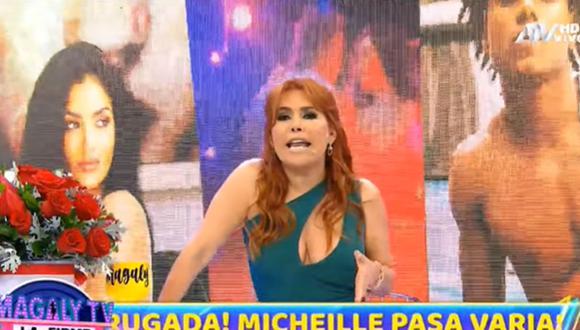 Magaly Medina se refirió al bailarín con el que estaría saliendo la cantante Micheille Soifer. (Foto: Captura de video)