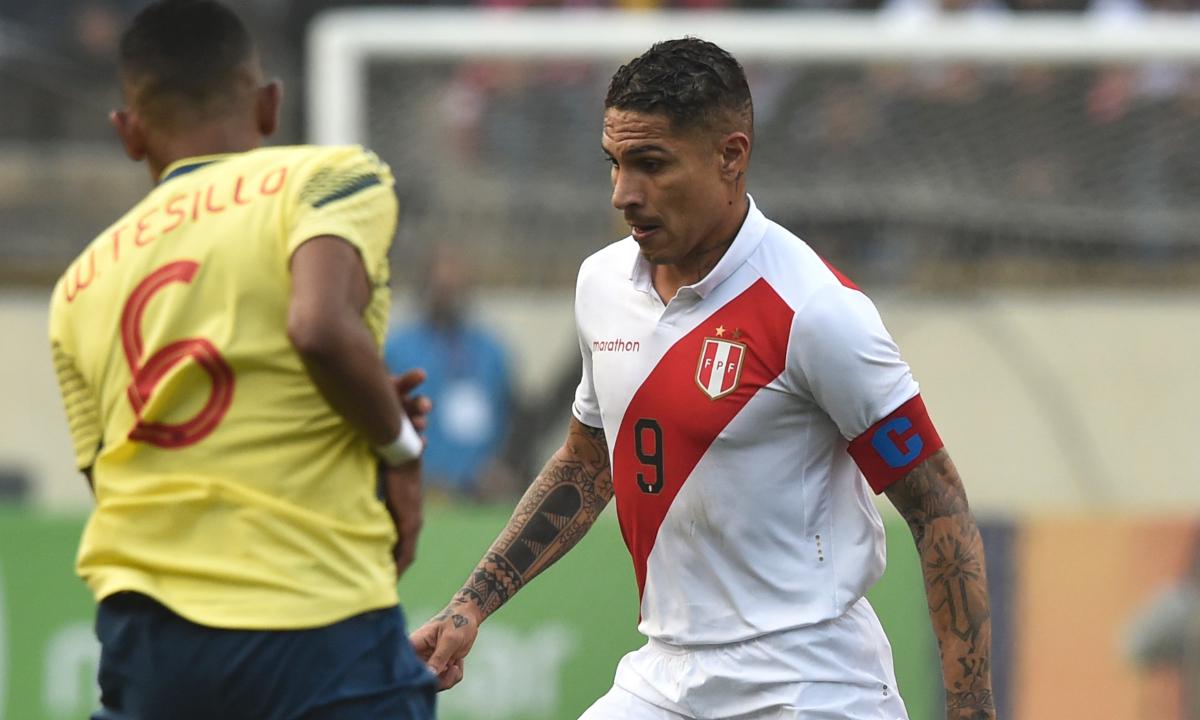 Paolo Guerrero será titular en el Perú vs. Colombia por la fecha FIFA 2019 | Foto: AFP