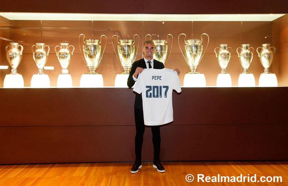 Real Madrid: Portugués Pepe renovó hasta el 2017