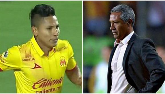 Selección peruana: Raúl Ruidíaz fue cuestionado por DT de Morelia