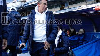 Alianza Lima: Guillermo Sanguinetti conforme con trabajos