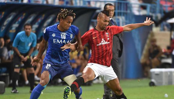 André Carrillo puede ganar la Liga de Campeones de Asia con Al Hilal. (Foto: AFP)