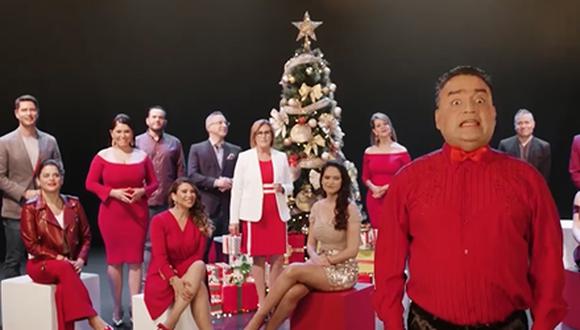 Mónica Delta, Jorge Benavides y Mathias Brivio protagonizan emotivo spot navideño. (Foto: Latina)