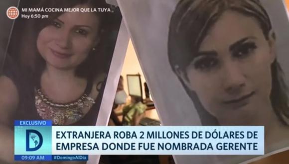 Venezolana era gerente en empresa y retiró en cuatro días más de 2 millones de dólares tras decir que se moría por contraer coronavirus. (Foto: Captura América TV).