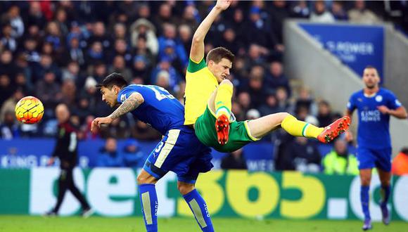 Leicester City empata y pone en peligro su liderato en la Premier 