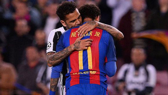 Juventus: Dani Alves a Neymar: "Te amo, hermano" [IMAGEN]