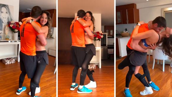 La modelo y bailarina Daniella Álvarez se mostró alegre de poder volver a bailar junto a su hermano. (@danielaalvareztv).