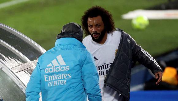 Marcelo se lesionó y se perdería el partido de Champions League contra Atalanta. (Foto: EFE)