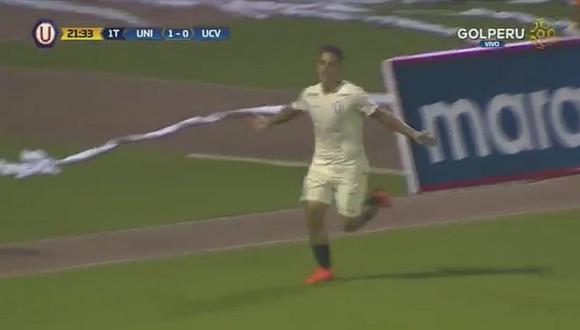 Alejandro Hohberg anotó su primer gol con Universitario en la 'Noche Crema'