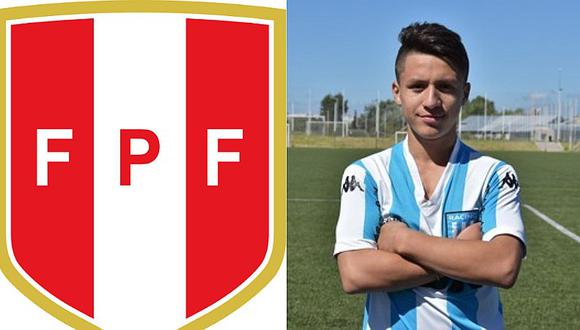 Selección peruana | FPF convoca a juvenil que la rompe en Racing de la Superliga Argentina