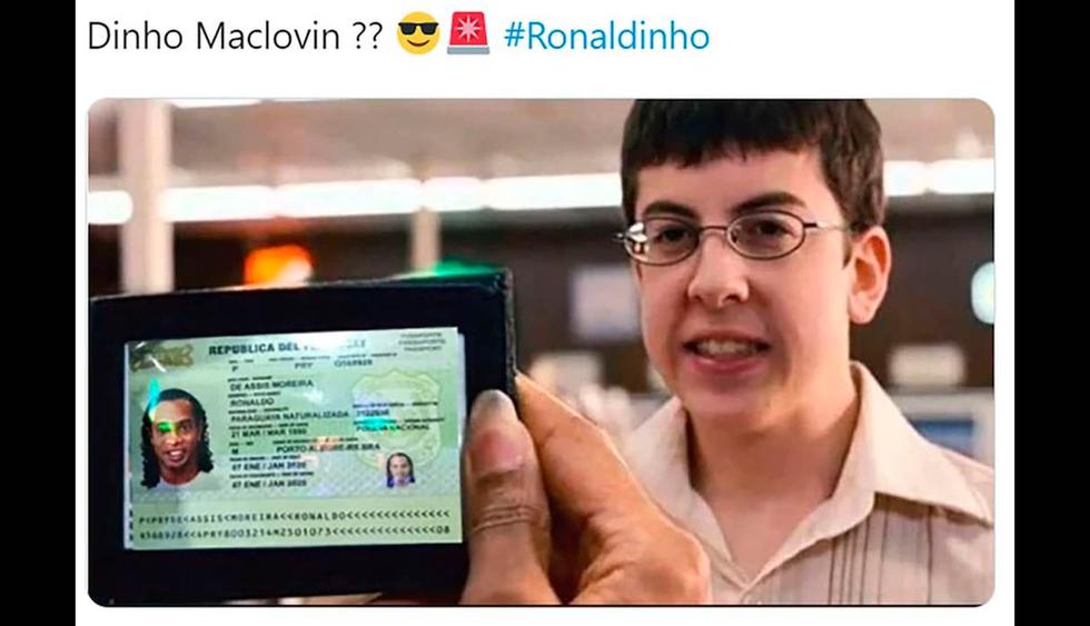Los divertidos memes de Ronaldinho por ingresar a Paraguay con un pasaporte falso. (Foto: Facebook y Twitter)