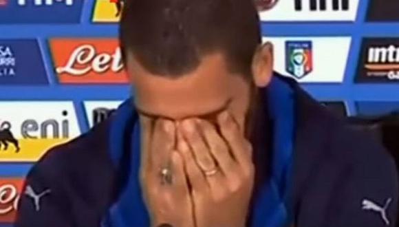 Selección italiana: Leonardo Bonucci llora por enfermedad de su hijo