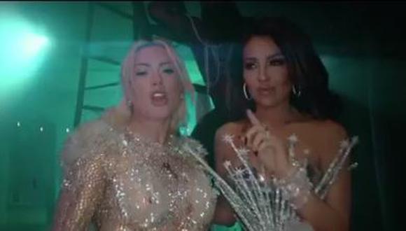 Leslie Shaw presenta adelanto de “Estoy Soltera”, su canción con Thalía y Farina  (Foto: captura)