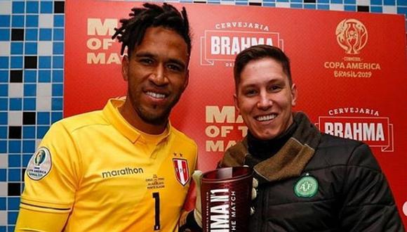 Perú vs. Brasil | Arquero que sobrevivió a tragedia del Chapecoense envió mensaje a Pedro Gallese | FOTO