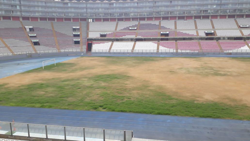 Así luce el Estadio Nacional en plena cuarentena. (Difusión)