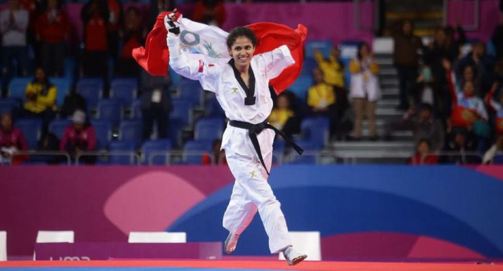 Leonor Espinoza – Oro en para taekwondo (Foto: GEC)