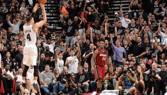 Final NBA: San Antonio Spurs ganan el primer partido 110-95 a Miami Heat