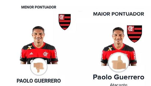 Paolo Guerrero rompe récord en Flamengo con puntuación en Brasileirao