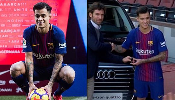 Barcelona ya 'engríe' a Coutinho con regalito de 75 mil euros