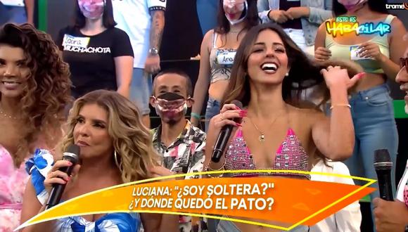 Luciana Fuster se une a Korina Rivadeneira, Paloma Fiuza y Angie Arizaga,  como una de las modelos de la nueva versión de ‘Habacilar’. (Foto: captura de video)