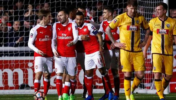 Arsenal avanza a los cuartos de final de la Copa de Inglaterra