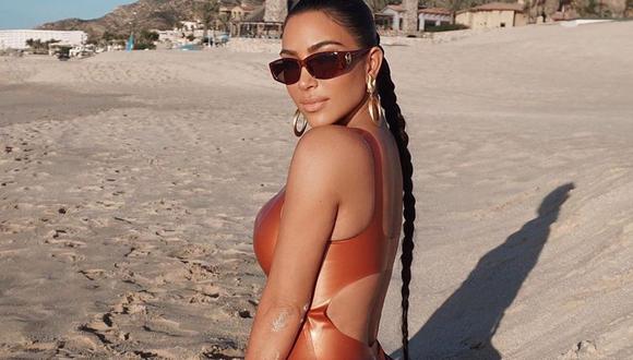 Kim Kardashian comparte foto en la que se nota el cambio que ha experimentado ella y  sus hermanos.  (Foto: Instagram)