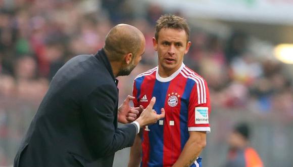 Brasileño Rafinha del Bayern Munich quiere ser alemán