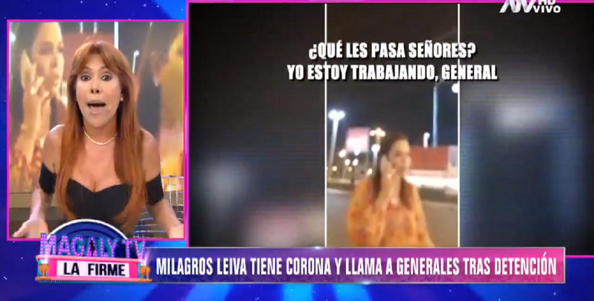 Magaly Medina se refiere al caso de Milagros Leiva. (Foto: Captura ATV)