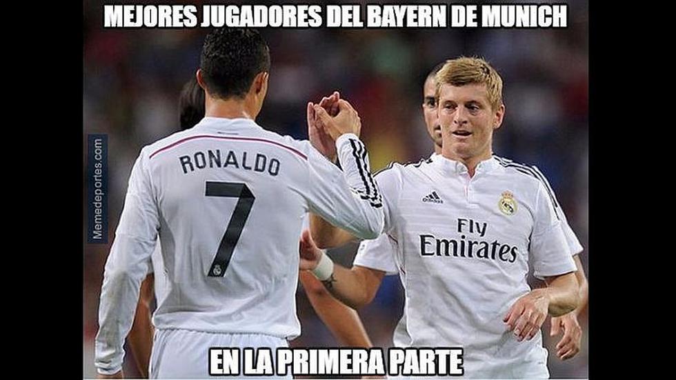 Real Madrid vs. Bayern Munich: los memes del partido por Champions League